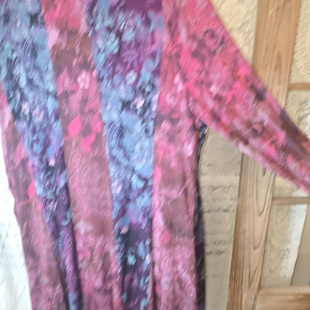 Soft Surroundings Long Sleeve Floral Paisley Flowy Womens Cardigan XL - Picture 9 of 9